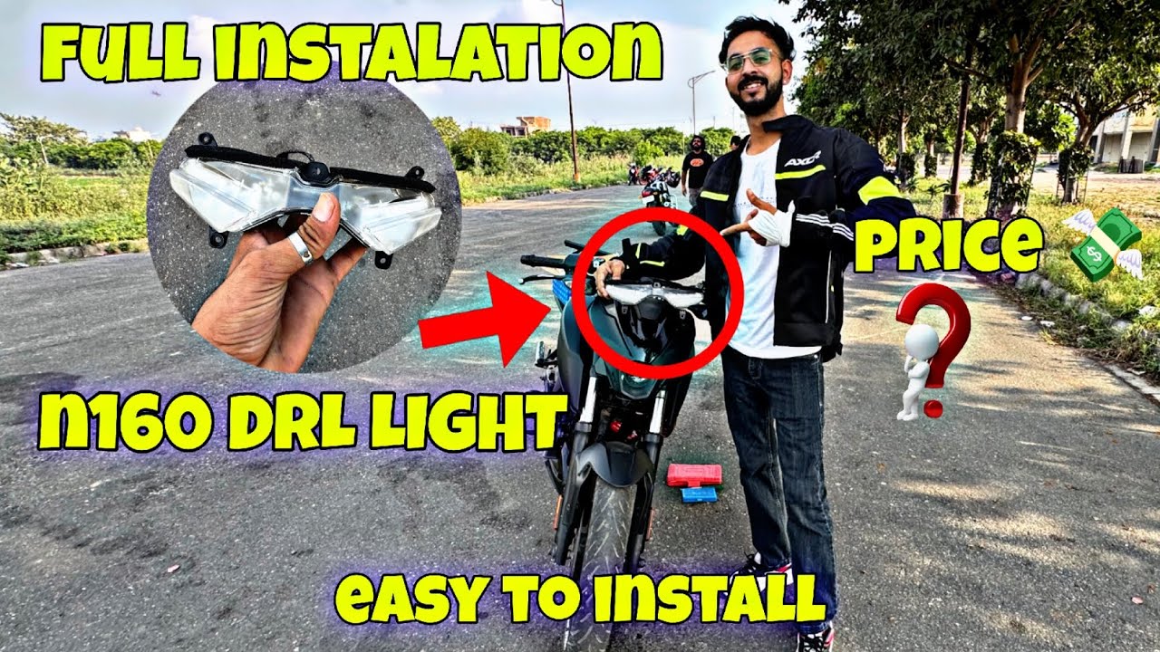 How To Install Led DRL🔥 || Pulsar N160 || Full Details 😍 || Lavish 06 Rider