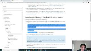 SQL Server Mirroring 2 - Using Full & Log Backup
