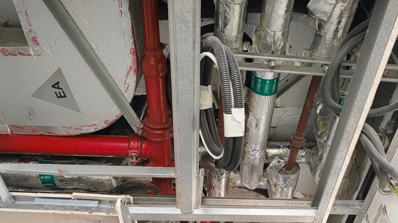 MEP WORK || Plumbing || Electrical || Chilled Water || Project of Dubai 💯👌