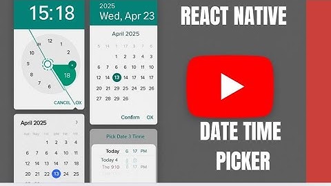 React Native DateTime Picker Example | Step-by-Step Integration (2025) #reactnative #javascript