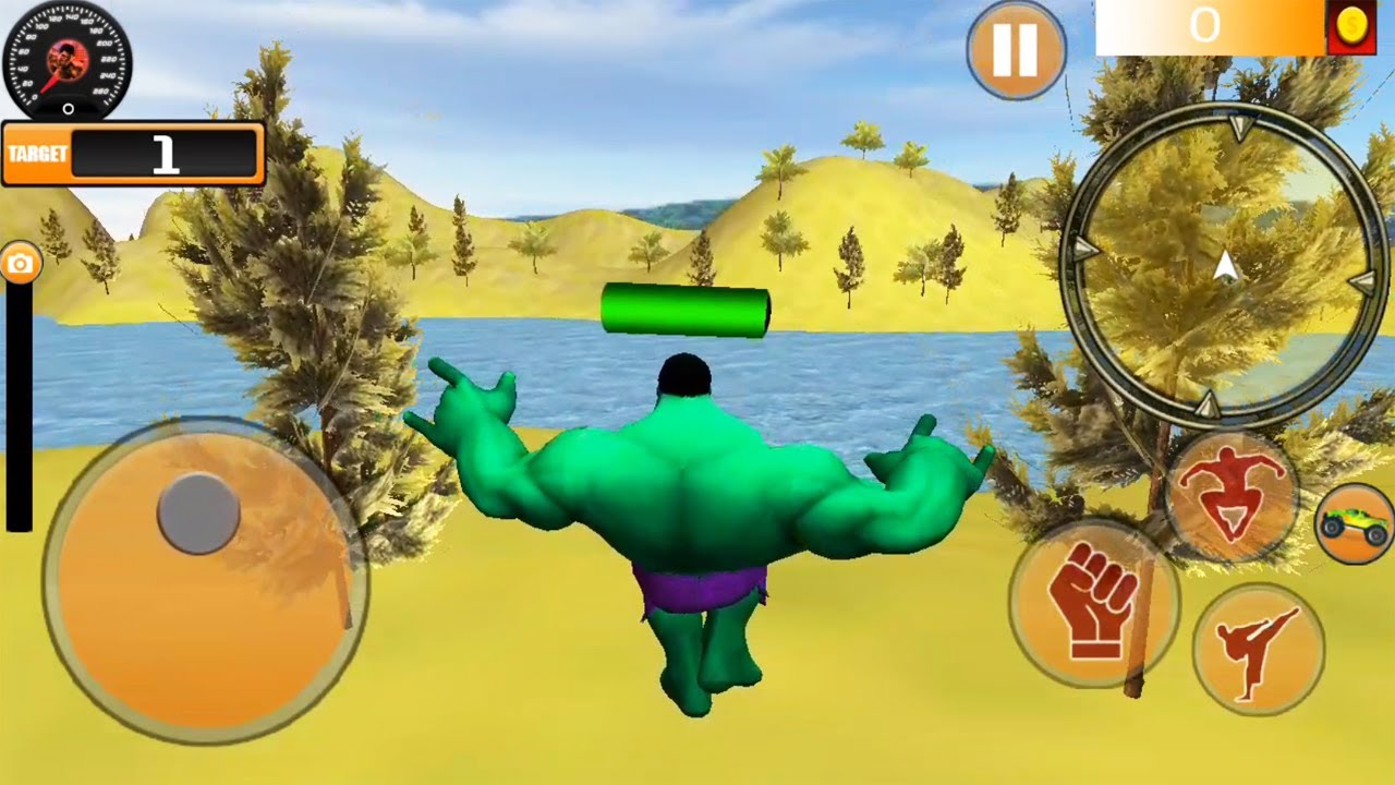 Super Monster Hero City | Monster Hulk Vs Iron Hero Vs Spider Vs Green Monster - Android GamePlay HD