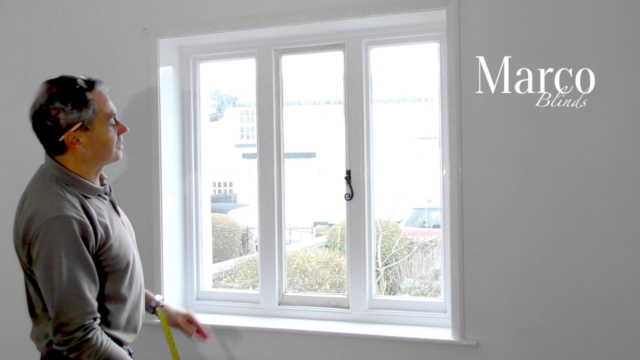 How to - Measure for a recess fit blinds - Marco Blinds - YouTube
