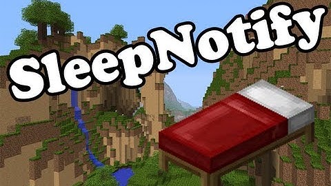 Bukkit Plugin Tutorial: SleepNotify - Sleep Notifications