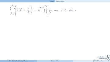 UA - MECE 203: Particle Kinematics, Example 02