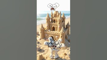 MY SPRUNKI OC : Y (From Alphabet Lore)  - Building the Biggest Sandcastle Ever! 🏰💪🌴 !!!!