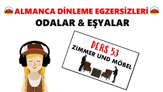 53.Ders Di̇nleme11.Sınıf 1.Üni̇te Ders 53 Almanca Odalar Ve Mobilyalar Zimmer Und Möbel