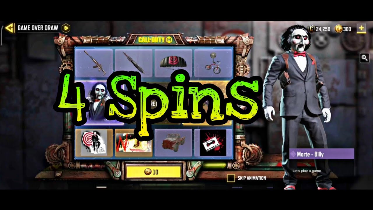 Morte Billy Lucky Draw In Codm