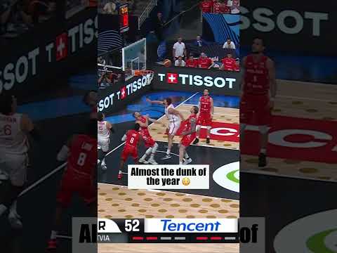 Better just get out the way 😳 #EuroBasket