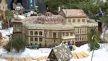 Edible Odesa: Caramel, marzipan and chocolate model of Ukraine's Black Sea port city