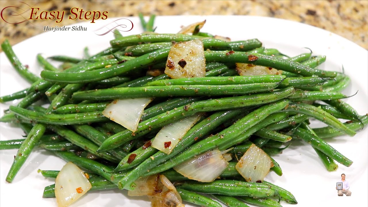 Sautéed French Beans Recipe French Beans Pan Frying Vegan Recipe YouTube