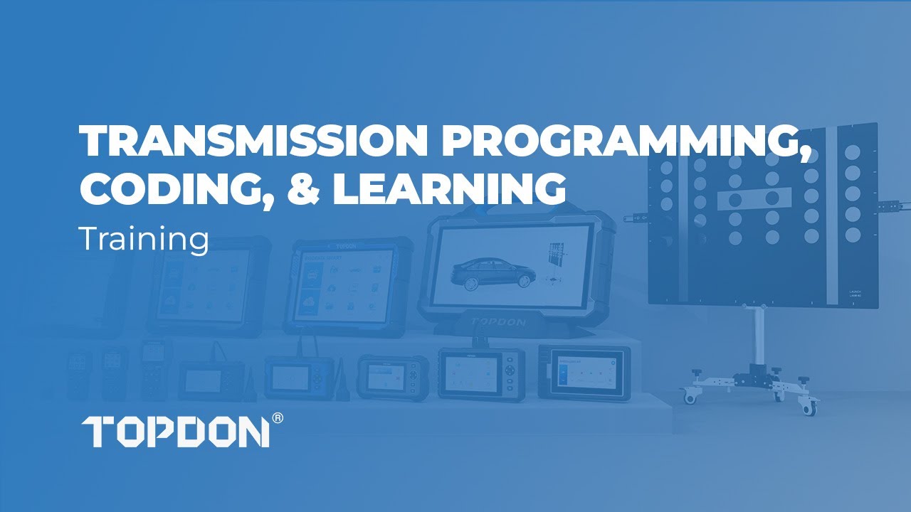 TOPDON Training Transmission Programming, Coding, and Learning YouTube