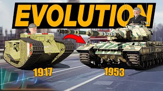 BRITISH HEAVY TANKS EVOLUTION
