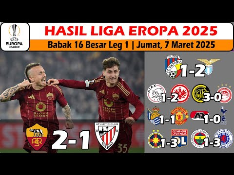 japan188 x 777party - Hasil Liga Eropa Tadi Malam ~ AS Roma vs Athletic Bilbao UEL Babak 16 Besar Leg 1 2025
