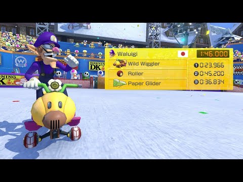 世界10位】ワリオスノーマウンテンNITA 1:46.000【マリオカート