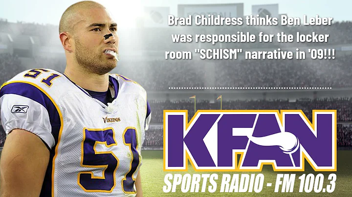 Ben Leber BLIND REACTS to Brad Childress blaming h...