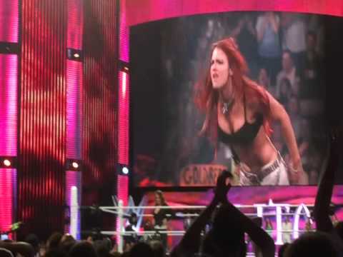7 13 2015 wwe raw atlanta ga lita entrance youtube