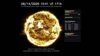 Sun 24 Hour Timelapse All Wavelengths | August 14, 2026