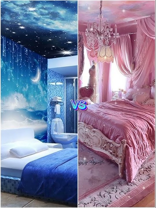 pilih warna biru atau pink