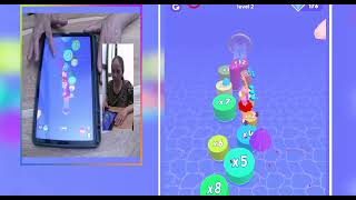 Satisfying Mobile Games Play 9999 Tjktok App Video Tippy Toe, Long Neck Run Sandwich Runner D38CN143