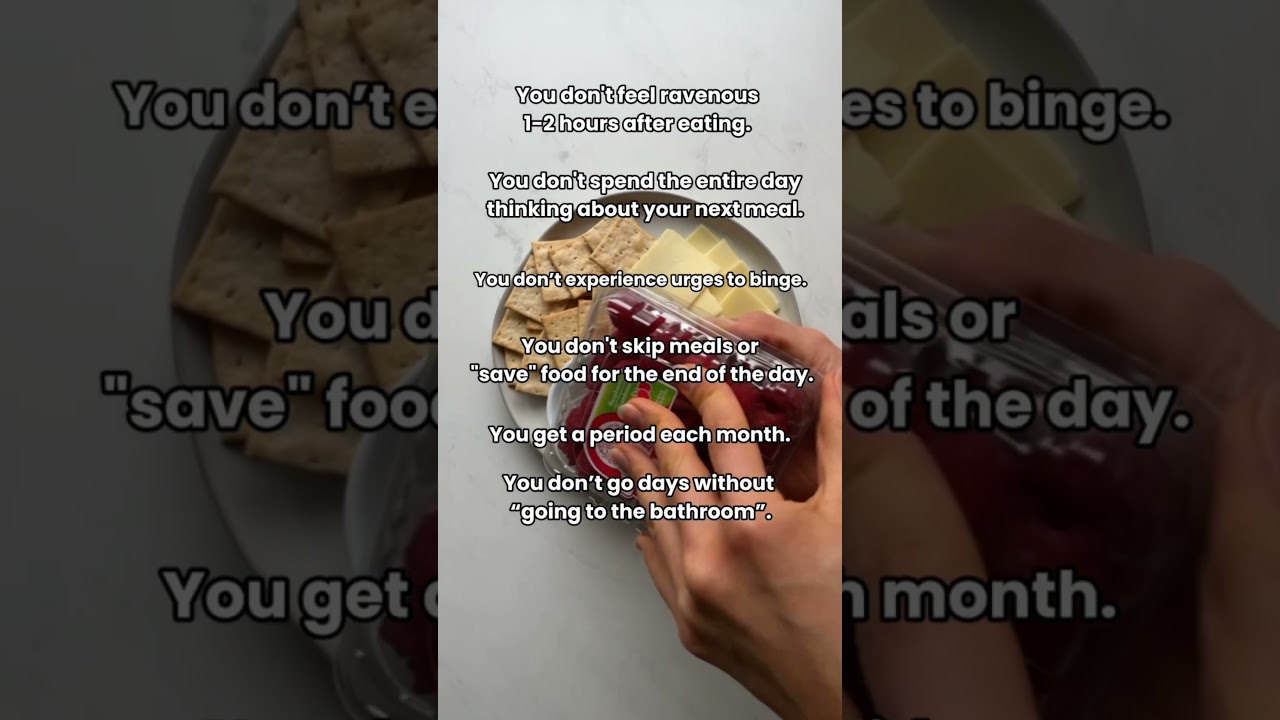 "How do I know I am eating ENOUGH?"