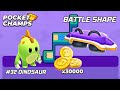 World Best Pocket Champs Game | Battle Shape #32 Dinosaur