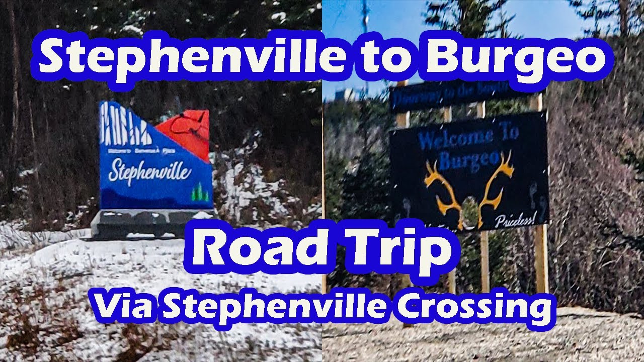 Stephenville to Burgeo via Stephenville Crossing Newfoundland Canada