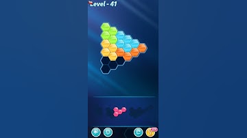 BLOCK! Hexa Puzzle! 5 Holic Level 41 (Rotate) - Lösung Solution Walkthrough