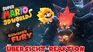 Neuer ÜBERSICHTS-TRAILER! SUPER MARIO 3D WORLD + BOWSER'S FURY 🎇 Domtendos Reaction + Analyse