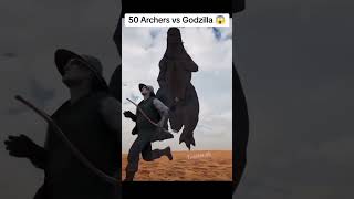 50 arqueiros vs godzilla #jogos #simulator #fyp