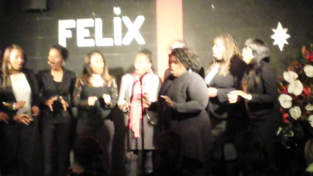 London Gospel Choir pays tribute to Felix Dexter @ Lee Hurst Backyard Comedy Club.