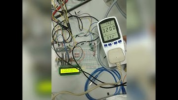 AC power measurement using PIC16F877A