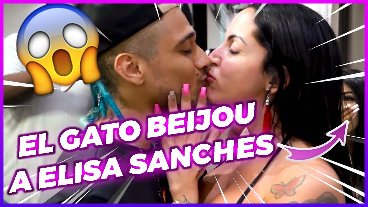 Sortudo El Gato Beijando A Elisa Sanches Na Mansão Maromba Youtube