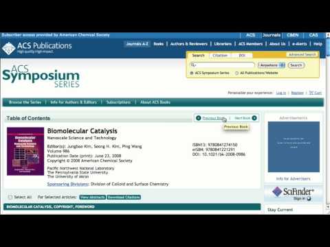 ACS Books Demo