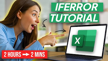 How to Use IFERROR in Excel to Remove DIV/0 and N/A Errors - Easy Tutorial (2025)