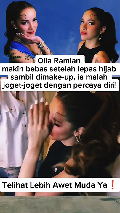 Lepas Jilbab, Olla Ramlan Tampil Bebas❗ Joget-Joget Saat Dandan Jadi Sorotan! #shorts  #ollaramlan