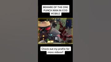 Y’ALL USE SWORDS AND KNIVES, I USE BOXING GLOVE - #callofdutymobile #shorts #codm #onepunchman