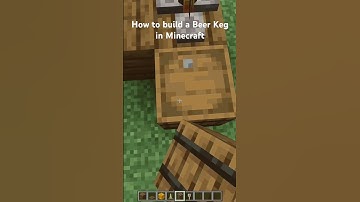 How to build a Beer Keg in Minecraft #minecraft #tutorial #starforge #gaming #shorts