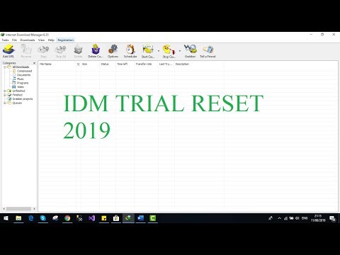 IDM Trial Reset 2019 (Working for all versions)