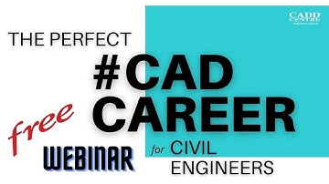The Perfect #CAD Career for Civil Engineers By Kaustubh Panse at CADD Centre Design Studio Pune