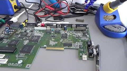 Amiga A600 green screen repair part 3 - FAIL