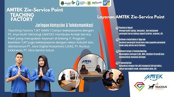 TEFA Teknik Jaringan Komputer Dan Telekomunikasi AMTEK Zie - Service Point SMK Negeri 1 Cianjur