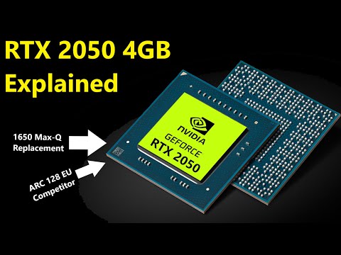 Nvidia RTX 2050 4GB Explained – Targeting Intel ARC 128 EU, Named to Replace the 1650 Max-Q