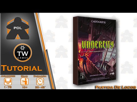 Cartógrafos Undercity | Tutorial | Thunderwork Games | Partida de Locos |