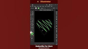 Adobe Illustrator 2025 Tips - How to make Sketch Effect 😯 #shortsvideo #effectinillustrator