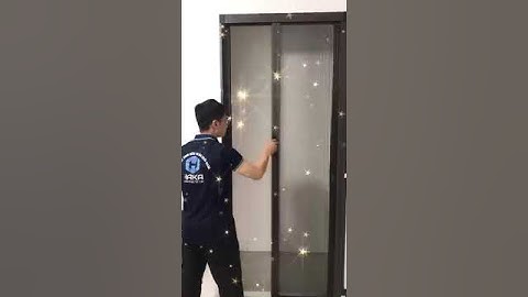 Cửa Lưới Chống Muỗi Haka- Hệ Xếp 1 Cánh Cho Cửa Đi