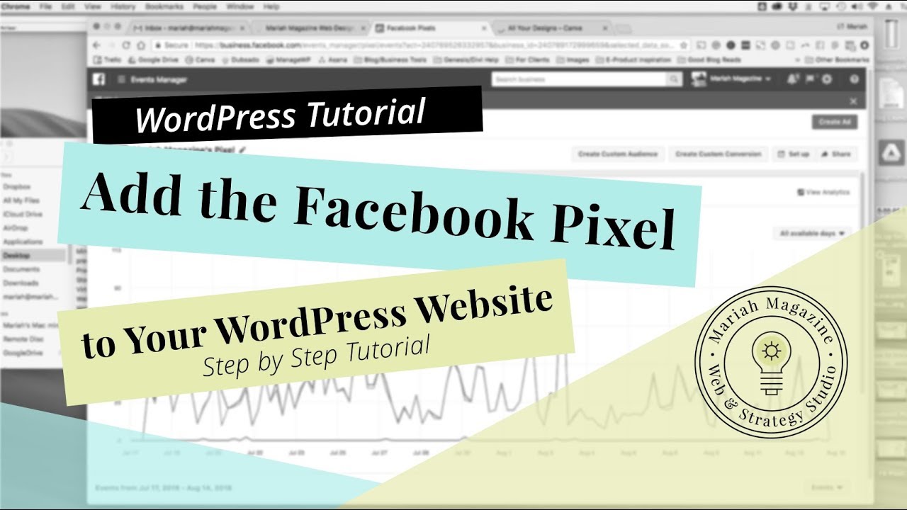 How to EASILY Add the Facebook Pixel into WordPress (2018) - YouTube