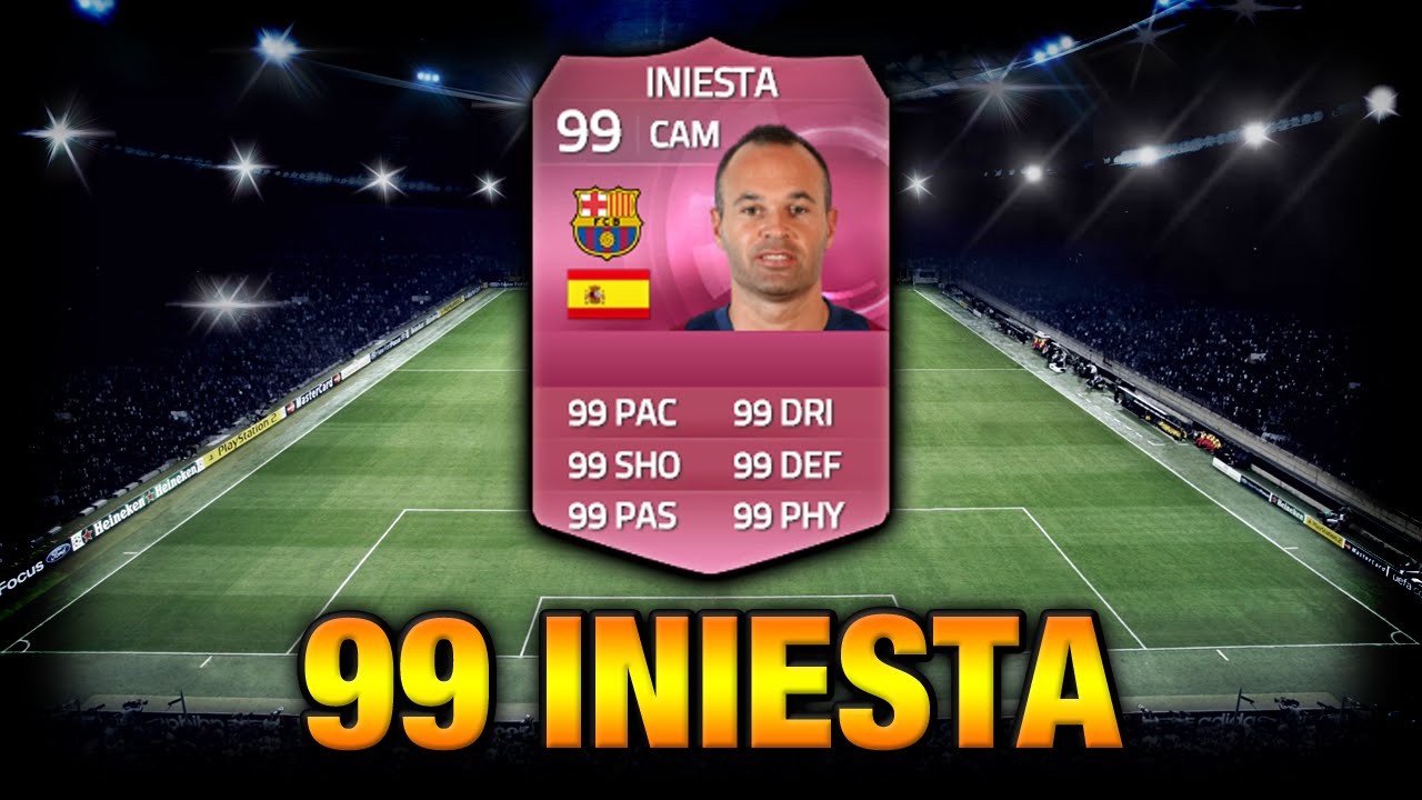 FIFA 15 99 RATED INIESTA YouTube