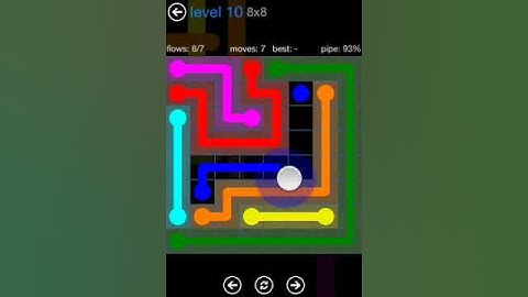 Flow Free 8x8 Level 10 walkthrough Bonus Pack