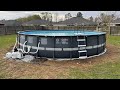 24ft x 52" INTEX above ground pool! PROBLEMS (1 month update)