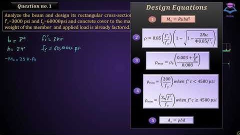 Design of beam (flexure)| Negative moment | ACI code